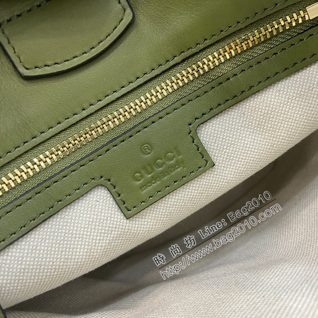 Gucci專櫃古馳2025春夏系列最新款檔案桶包手提單肩斜挎女包 jh2608型號：833665